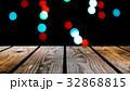Perspective wood and bokeh background of night and 32868815