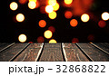 Perspective wood and bokeh background of night and 32868822