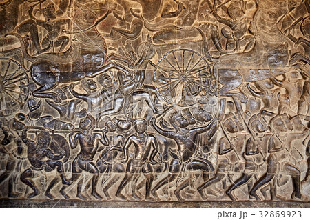 アンコールワット カンボジア シェムリアップ 32869923