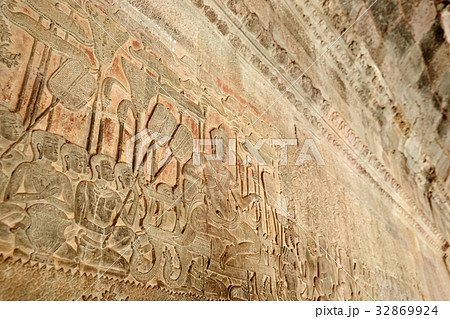 アンコールワット カンボジア シェムリアップ 32869924