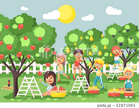 Vector illustration cartoon characters children 32871065