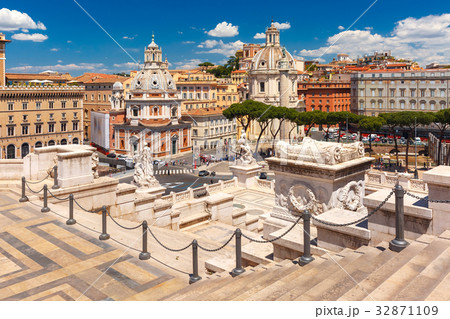 Ancient Trajan Forum in Rome, Italy 32871109
