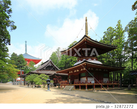 高野山　壇上伽藍　東塔 32872272