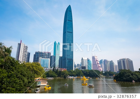 深セン 茘枝公園 京基100 Shenzhen 32876357