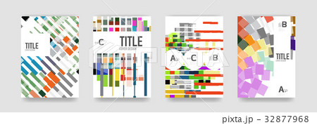 Set of brochure cover templates 32877968