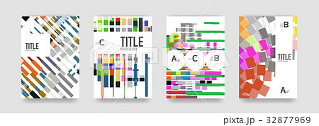 Set of brochure cover templates Set of brochure cover templates 32877969