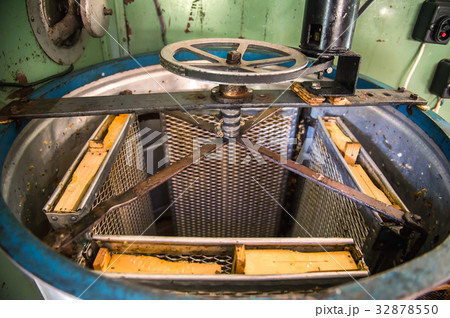 Old Hand-made automated Honey Extractor 32878550
