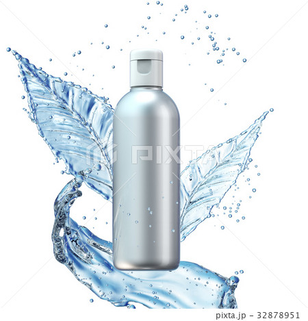 Design cosmetics product advertising in water Design cosmetics product advertising in water 32878951