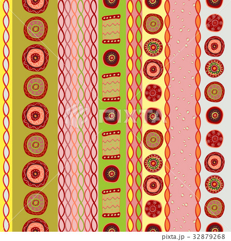 Bright Colorful seamless stripes pattern.  32879268
