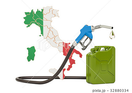 Production and trade of petrol in Italy, concept 32880334