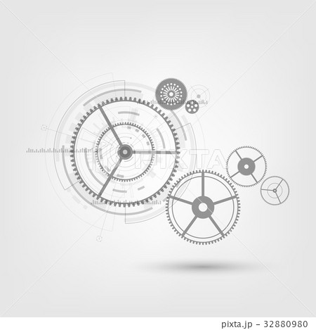 Vector technology gears concept. Vector technology gears concept. 32880980