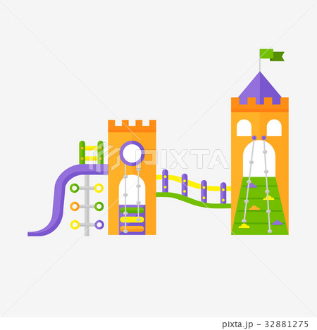Children playground fun childhood play park 32881275