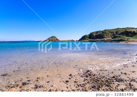 南伊豆爪木崎の青い海 32881499