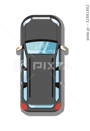 Modern SUV car top view icon 32881802