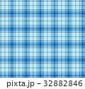 チェック柄パターンシームレス青 32882846
