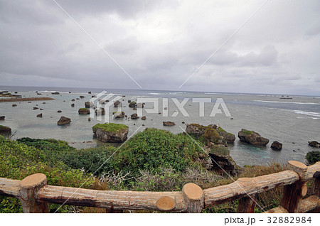 沖縄 宮古島 東平安名崎 風景 32882984