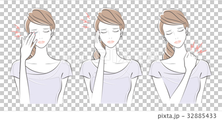 女性の表情 32885433