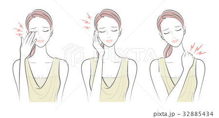 女性の表情 32885434