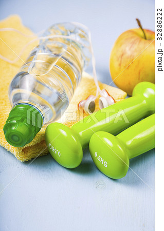Concept of fitness and a healthy lifestyle. Concept of fitness and a healthy lifestyle. 32886222