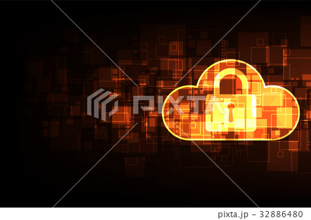 Vector abstract technology security concept. Vector abstract technology security concept. 32886480