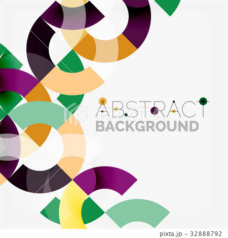 Colorful rings on grey background, modern Colorful rings on grey background, modern 32888792