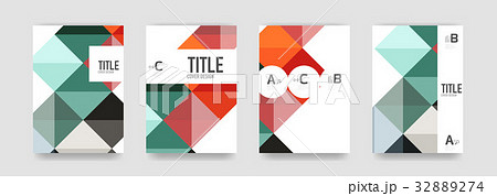 Set of brochure cover templates 32889274