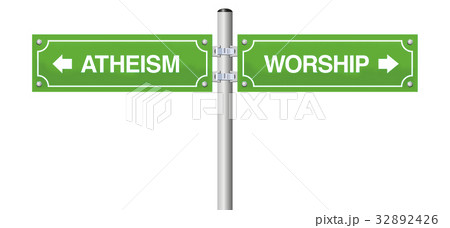 Atheism Worship Religion Guidepost 32892426
