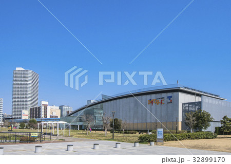 がすてなーに　ガスの科学館と豊洲のビル群 32899170