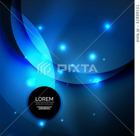 Overlapping circles on glowing abstract background 32899531