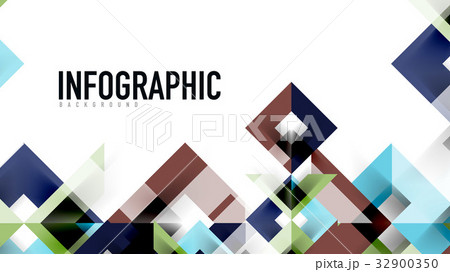 Business presentation geometric template 32900350