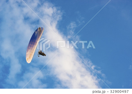 Paragliding in the sky Paragliding in the sky 32900497