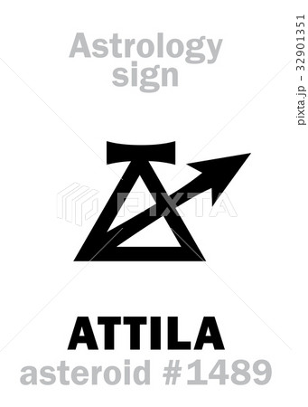 Astrology: asteroid ATTILA (Scourge of God) 32901351