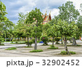 Trees inside the temple, Roof temple and clouds 32902452