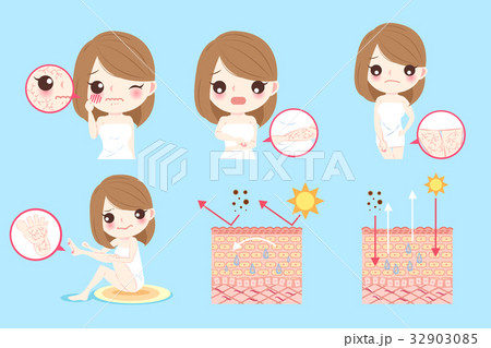 beauty cartoon woman 32903085