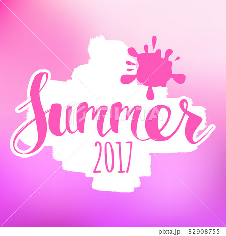 lettering composition of Summer lettering composition of Summer 32908755
