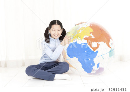 二つ結び ツインテール 教育 32911451