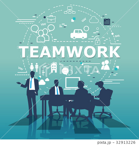 a group of businessmen is a teamwork a group of businessmen is a teamwork 32913226