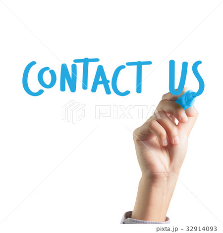 Hand written CONTACT US 32914093