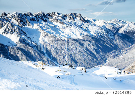 The mountain view from the station of Aiguille du The mountain view from the station of Aiguille du 32914899