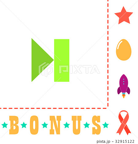Next track button computer symbol 32915122