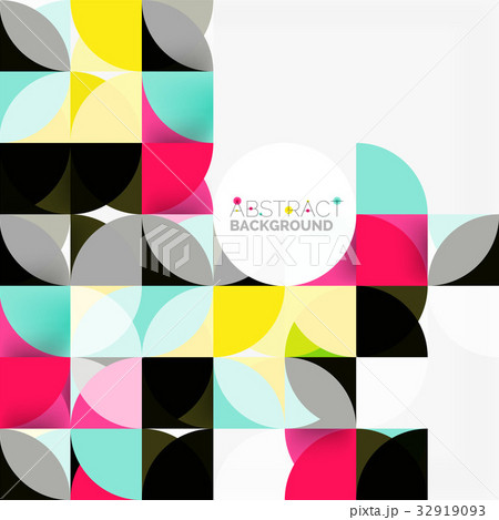 Modern geometrical abstract background circles 32919093