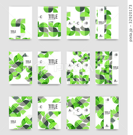 Set of brochure cover background, a4 template Set of brochure cover background, a4 template 32920173