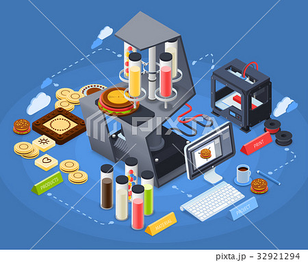 Printing Isometric Concept 32921294