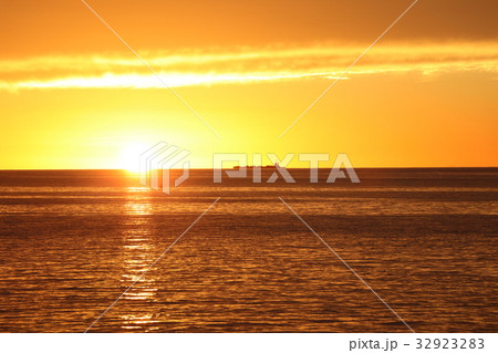 日の入り写真の写真素材