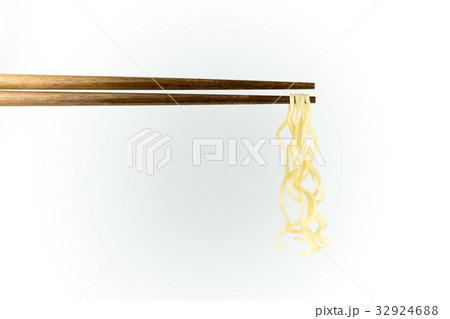 chopsticks noodles isolated on white background chopsticks noodles isolated on white background 32924688