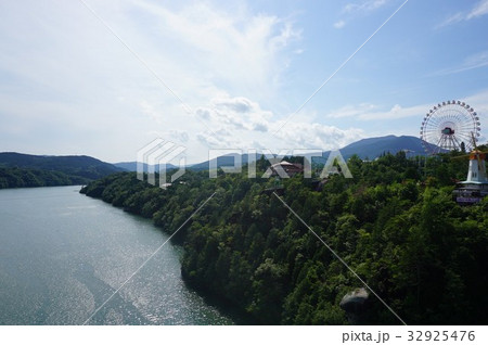 恵那峡と木曽川 32925476