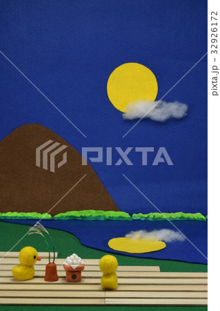 ピヨちゃんの中秋の名月を楽しむ 32926172