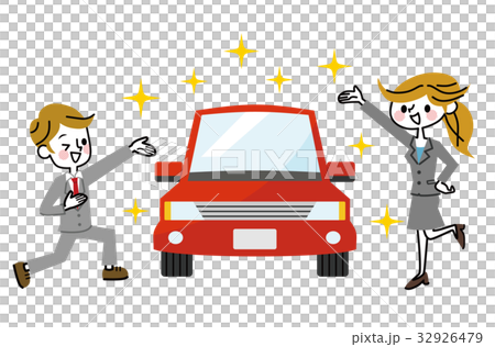 自動車販売　男女 32926479