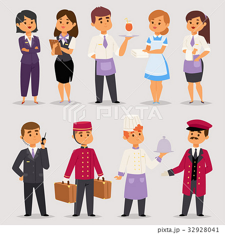 Hotel professions people workers receptionist 32928041