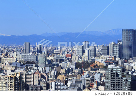 都市風景（東京都、文京区から飯田橋、神楽坂、江戸橋、冬編） 32929389